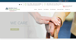 Desktop Screenshot of beverlyhillshomehealthcare.com